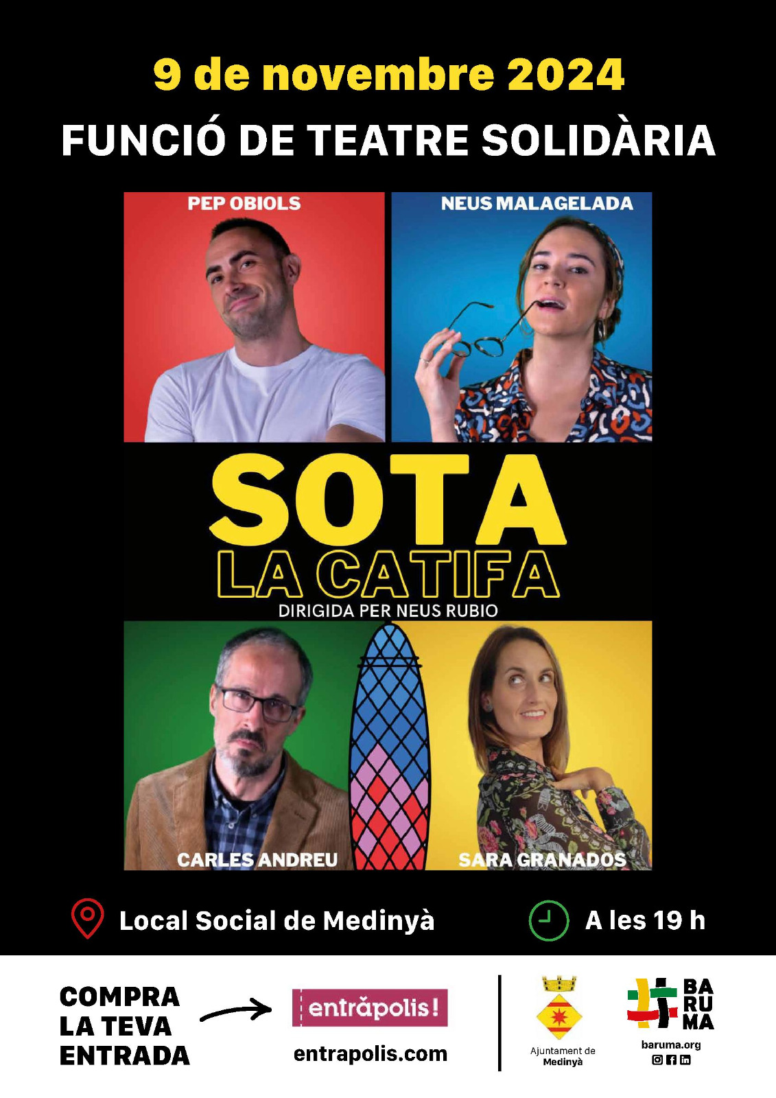 Obra de teatre solidària 