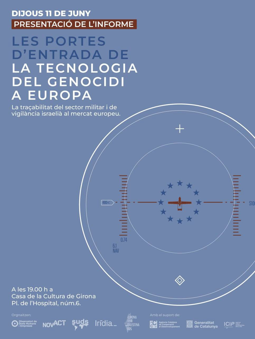 Presentació de l'informe: Les portes d'entrada de la tecnologia del genocidi a Europa