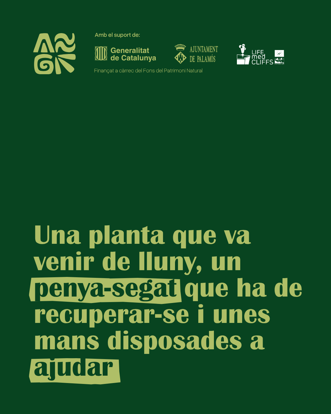 Extracció de plantes invasores a la Platja de Castell