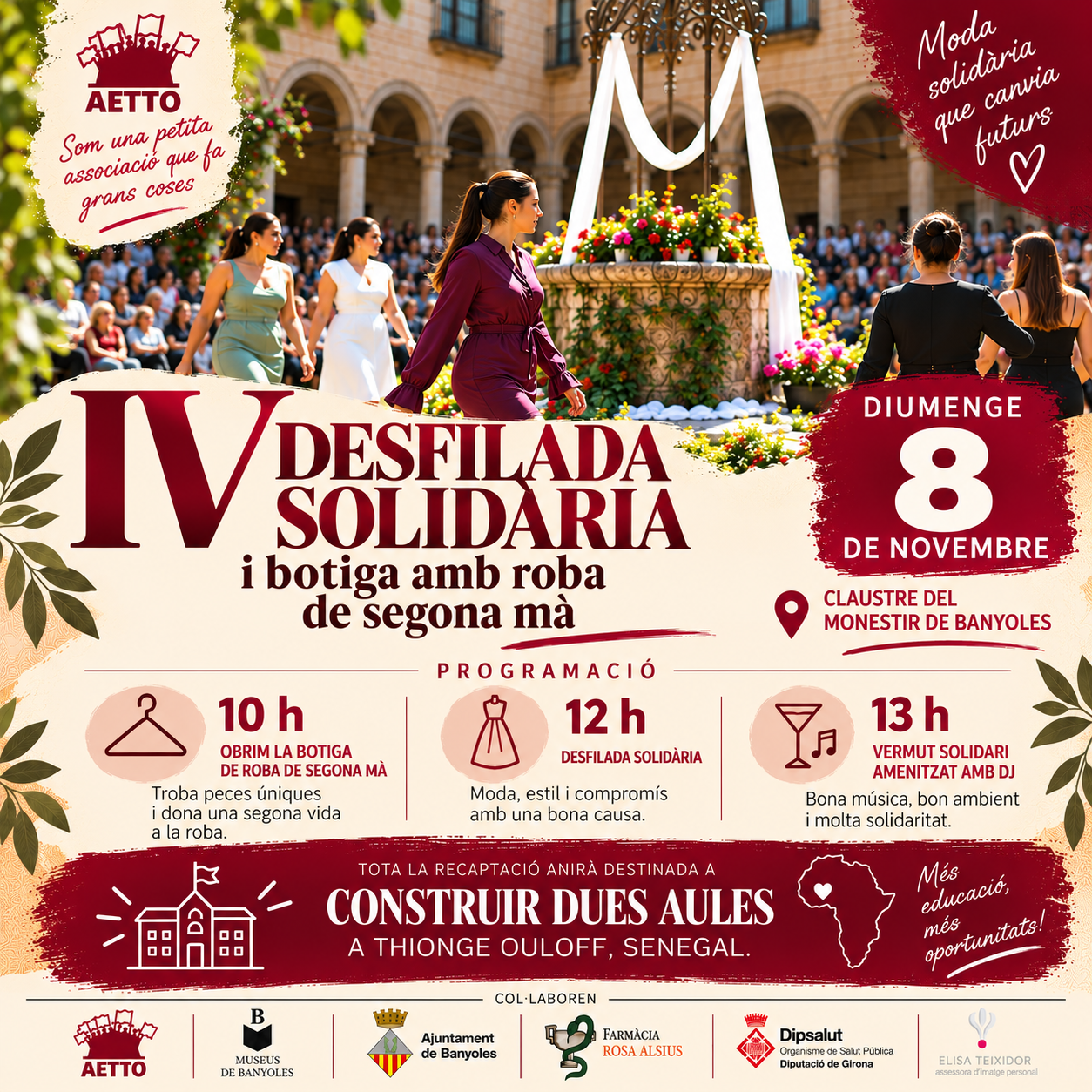 IV DESFILADA SOLIDÀRIA I BOTIGUETA AMB ROBA DE SEGONA MÀ